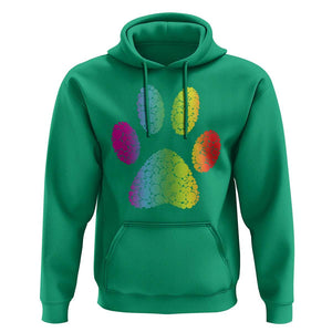 Dot Day Hoodie Polka Dot Dog Paw Dog Lover International TS02 Irish Green Print Your Wear