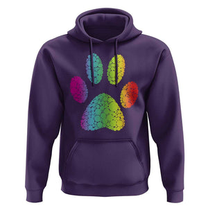 Dot Day Hoodie Polka Dot Dog Paw Dog Lover International TS02 Purple Print Your Wear
