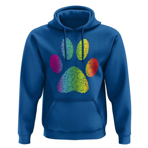 Dot Day Hoodie Polka Dot Dog Paw Dog Lover International TS02 Royal Blue Print Your Wear