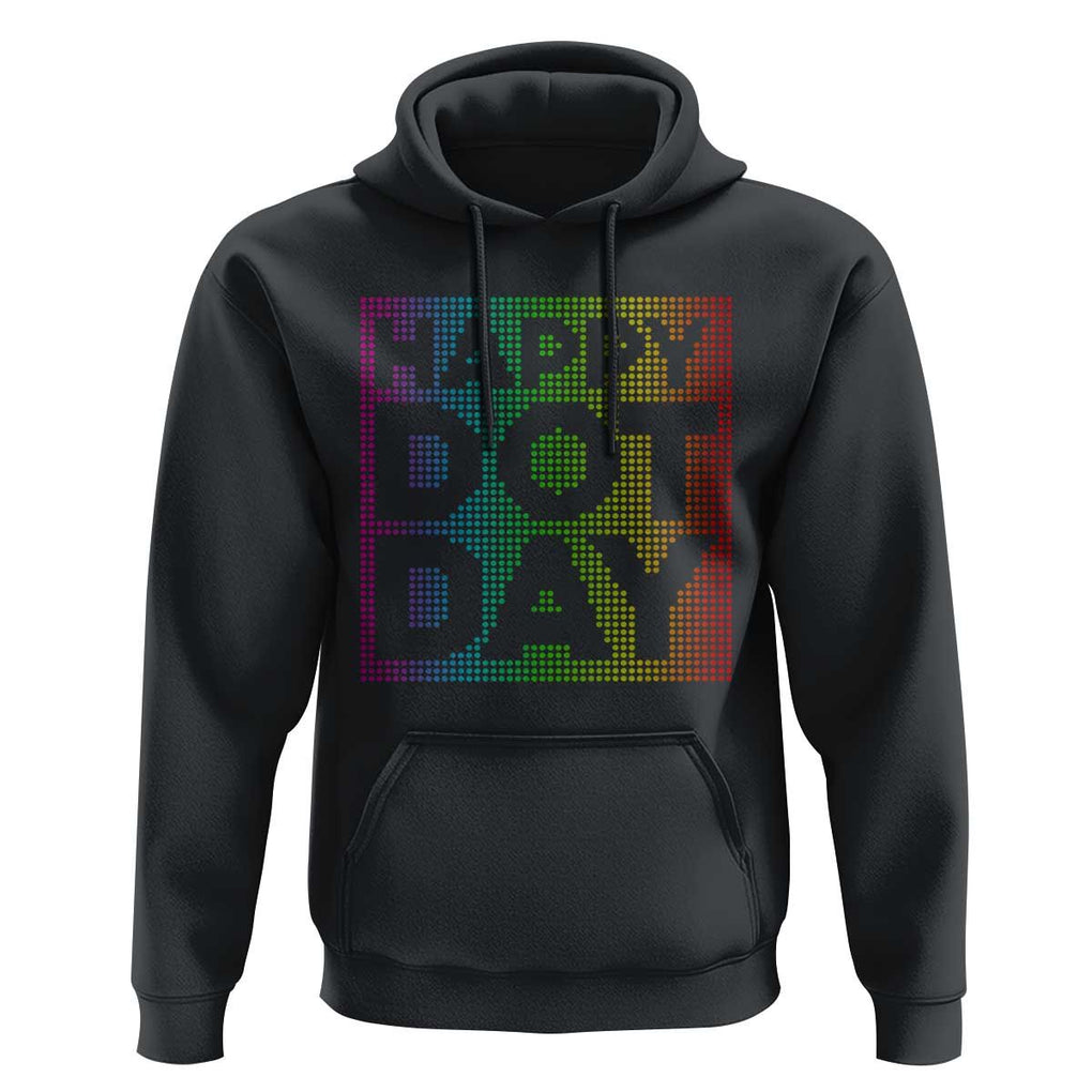 Dot Day Hoodie Colorful Polka Dot Happy TS02 Black Print Your Wear