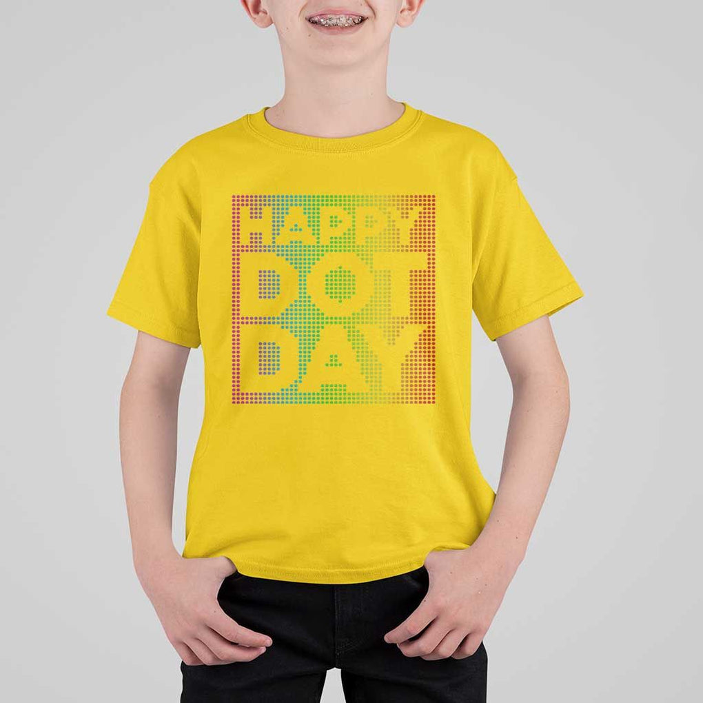 Dot Day T Shirt For Kid Colorful Polka Dot Happy TS02 Daisy Print Your Wear