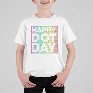 Dot Day T Shirt For Kid Colorful Polka Dot Happy TS02 White Print Your Wear
