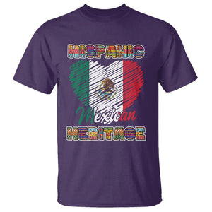 Hispanic Mexican Heritage T Shirt Mexico Flag Latina Pride TS02 Purple Printyourwear