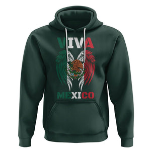 Hispanic Heritage Month Mexico Hoodie Viva Mexico Mexican Flag TS02 Dark Forest Green Printyourwear