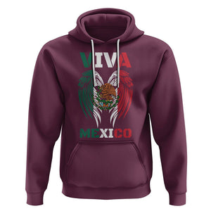 Hispanic Heritage Month Mexico Hoodie Viva Mexico Mexican Flag TS02 Maroon Printyourwear