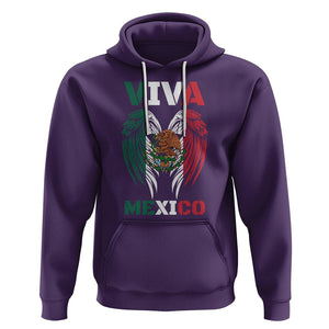 Hispanic Heritage Month Mexico Hoodie Viva Mexico Mexican Flag TS02 Purple Printyourwear