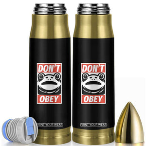 Don't Obey Portland Frog Bullet Tumbler Protest Parody Poster Graphic TS02 Black Print Your Wear