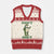 Don't Obey Portland Frog V-Neck Knit Sweater Vest Resist Inflatable Frogs Protest - Print Your Wear