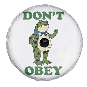 Don't Obey Portland Frog Spare Tire Cover Resist Inflatable Frogs Protest TS02 Print Your Wear