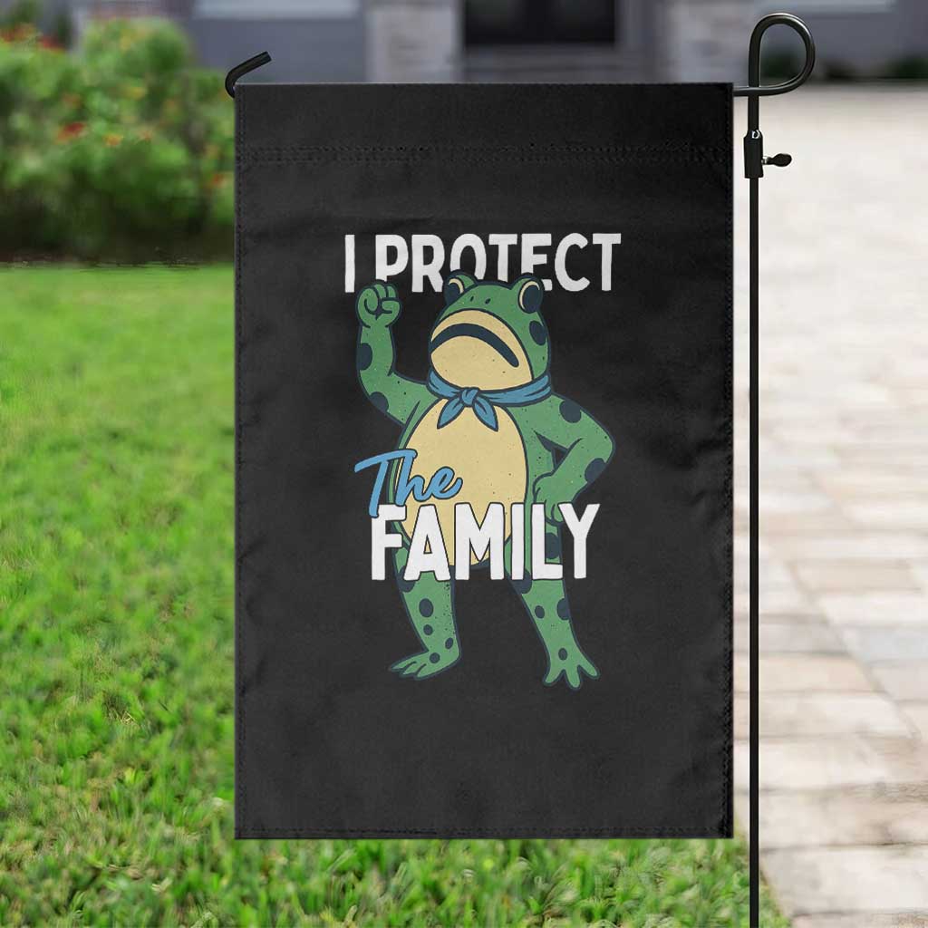 Activist Portland Frog Garden Flag I Protect the Family Protest Statement TS02 Print Your Wear
