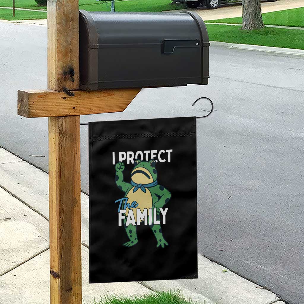 Activist Portland Frog Garden Flag I Protect the Family Protest Statement TS02 Print Your Wear