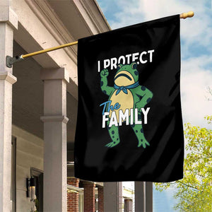 Activist Portland Frog Garden Flag I Protect the Family Protest Statement TS02 Print Your Wear