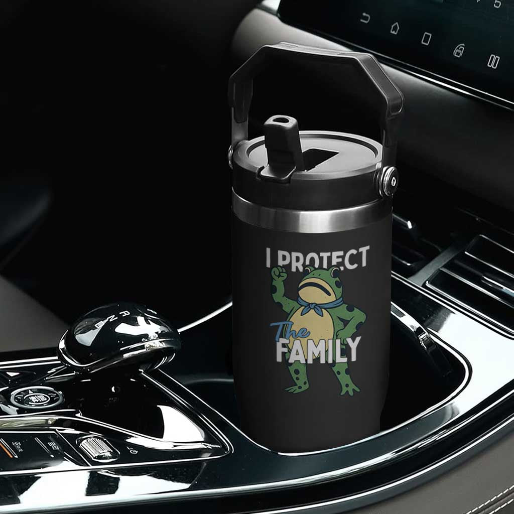 Activist Portland Frog Flip Straw Tumbler I Protect the Family Protest Statement TS02 Print Your Wear