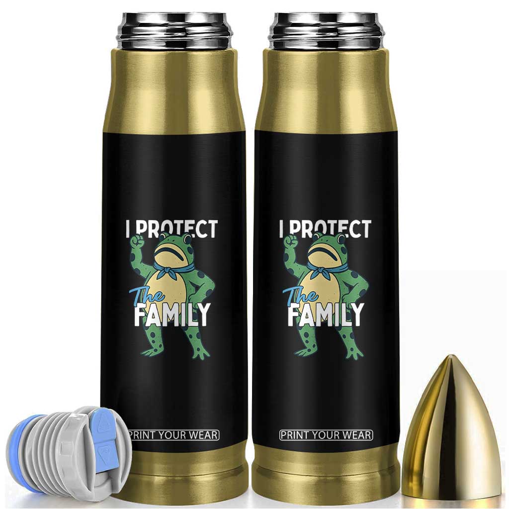 Activist Portland Frog Bullet Tumbler I Protect the Family Protest Statement TS02 Black Print Your Wear