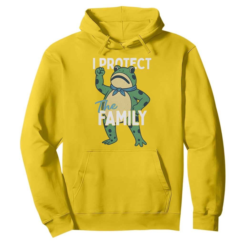 Activist Portland Frog Hoodie I Protect the Family Protest Statement TS02 Daisy Print Your Wear