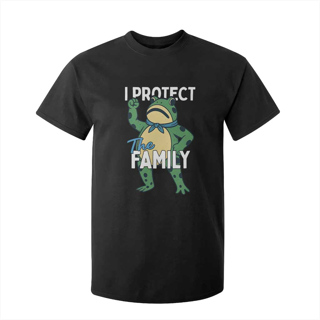 Activist Portland Frog T Shirt For Kid I Protect the Family Protest Statement TS02 Black Print Your Wear