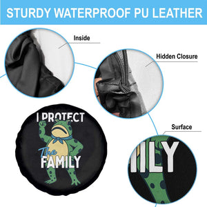 Activist Portland Frog Spare Tire Cover I Protect the Family Protest Statement TS02 Print Your Wear