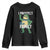 Activist Portland Frog Youth Sweatshirt I Protect the Family Protest Statement TS02 Black Print Your Wear