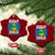 Patriotic Protest Portland Frog Ceramic Ornament United We Ribbit Divided We Croak Resist TS02 Print Your Wear