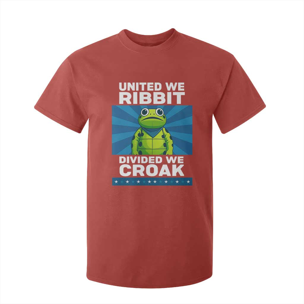 Patriotic Protest Portland Frog T Shirt For Kid United We Ribbit Divided We Croak Resist TS02 Red Print Your Wear
