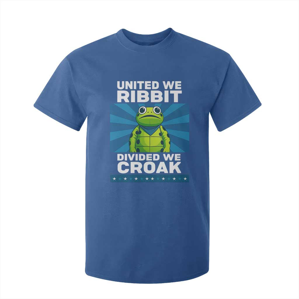 Patriotic Protest Portland Frog T Shirt For Kid United We Ribbit Divided We Croak Resist TS02 Royal Blue Print Your Wear