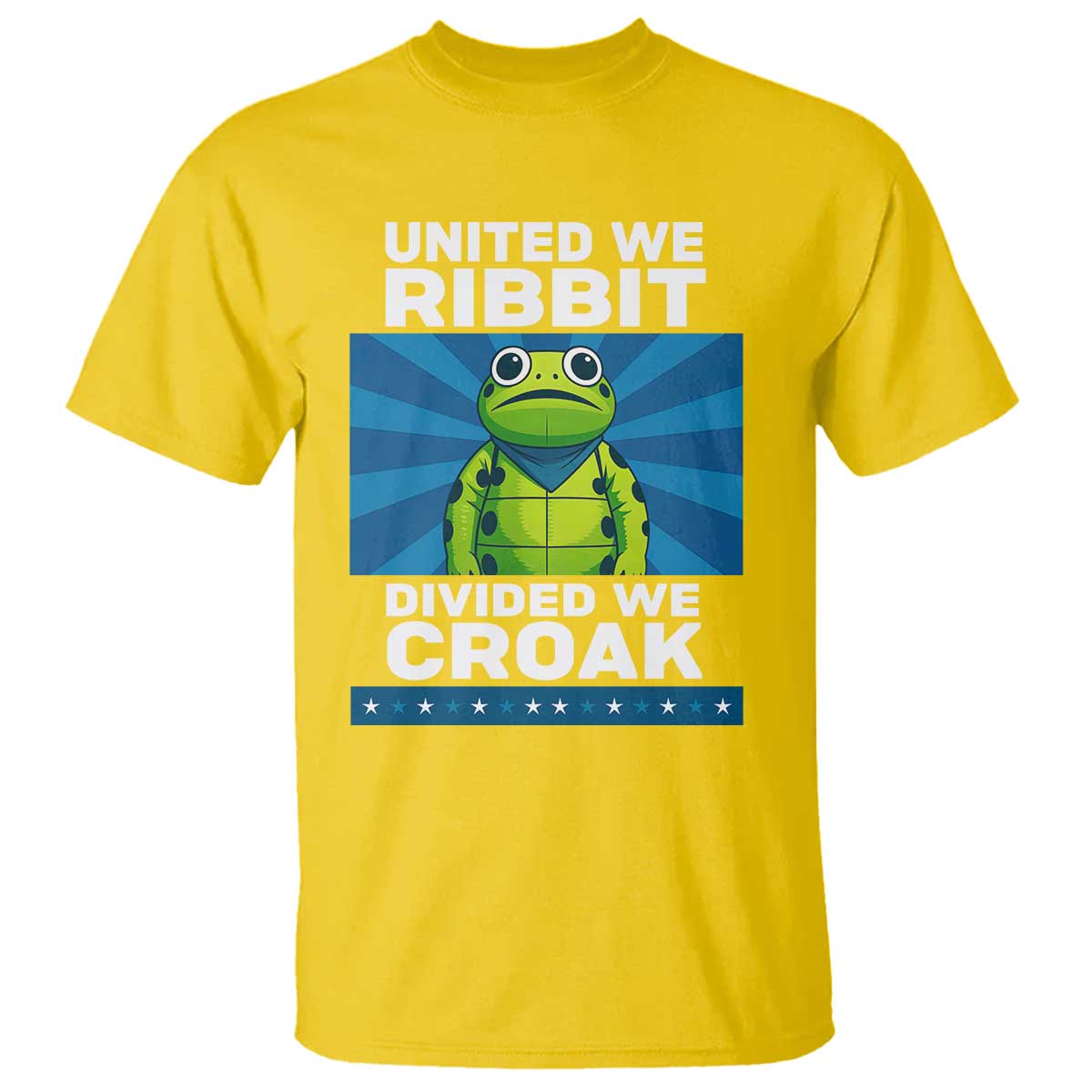 Patriotic Protest Portland Frog T Shirt United We Ribbit Divided We Croak Resist TS02 Daisy Print Your Wear