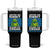 Patriotic Protest Portland Frog Tumbler With Handle United We Ribbit Divided We Croak Resist TS02 One Size: 40 oz Black Print Your Wear