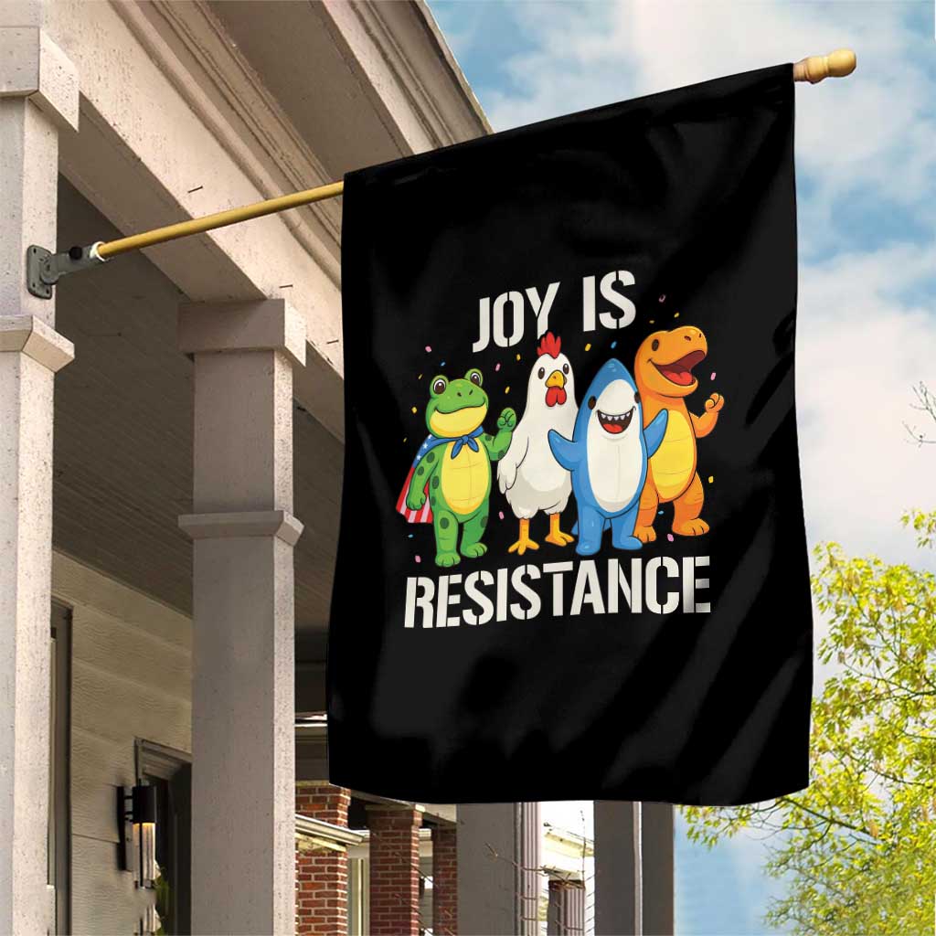 Portland Protest Inflatable Mascot Parade Garden Flag Joy Is Resistance Resist Frog Shark Chicken Dino TS02 Print Your Wear
