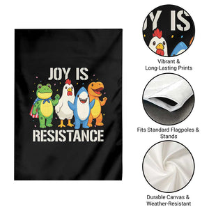 Portland Protest Inflatable Mascot Parade Garden Flag Joy Is Resistance Resist Frog Shark Chicken Dino TS02 Print Your Wear