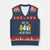 Portland Protest Inflatable Mascot Parade V-Neck Knit Sweater Vest Joy Is Resistance Resist Frog Shark Chicken Dino - Print Your Wear