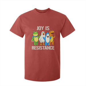 Portland Protest Inflatable Mascot Parade T Shirt For Kid Joy Is Resistance Resist Frog Shark Chicken Dino TS02 Red Print Your Wear