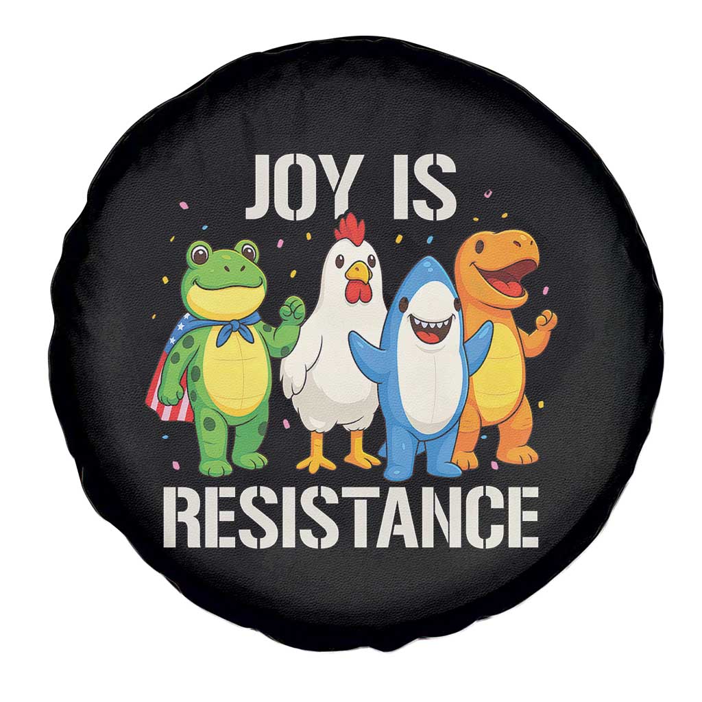 Portland Protest Inflatable Mascot Parade Spare Tire Cover Joy Is Resistance Resist Frog Shark Chicken Dino TS02 Print Your Wear