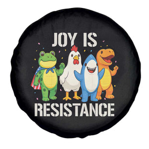 Portland Protest Inflatable Mascot Parade Spare Tire Cover Joy Is Resistance Resist Frog Shark Chicken Dino TS02 Print Your Wear