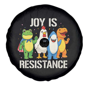 Portland Protest Inflatable Mascot Parade Spare Tire Cover Joy Is Resistance Resist Frog Shark Chicken Dino TS02 Print Your Wear