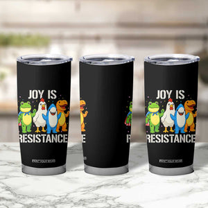 Portland Protest Inflatable Mascot Parade Tumbler Cup Joy Is Resistance Resist Frog Shark Chicken Dino TS02 Print Your Wear