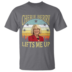 Cherie Berry Lifts Me Up T Shirt Retro Vinatge Elevator Tribute Funny NC Meme TS02 Charcoal Print Your Wear