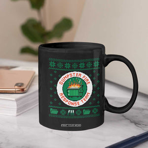 Funny Dumpster Fire Response Team Coffee Mug Office Party Holiday Chaos Humor TS02 Print Your Wear