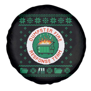 Funny Dumpster Fire Response Team Spare Tire Cover Office Party Holiday Chaos Humor TS02 Print Your Wear