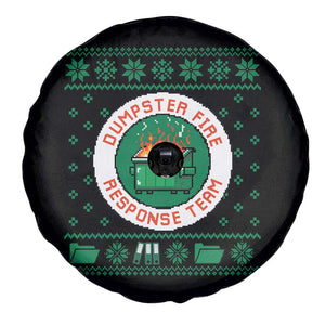 Funny Dumpster Fire Response Team Spare Tire Cover Office Party Holiday Chaos Humor TS02 Print Your Wear