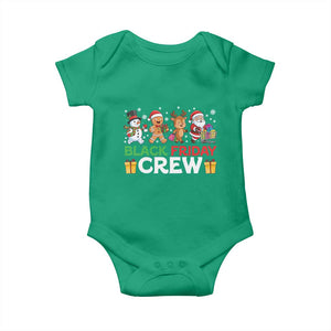 Black Friday Crew Christmas Baby Onesie Funny Holiday Shopping Squad TS02 Irish Green Print Your Wear