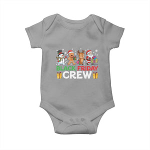 Black Friday Crew Christmas Baby Onesie Funny Holiday Shopping Squad TS02 Sport Gray Print Your Wear