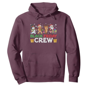 Black Friday Crew Christmas Hoodie Funny Holiday Shopping Squad TS02 Maroon Print Your Wear