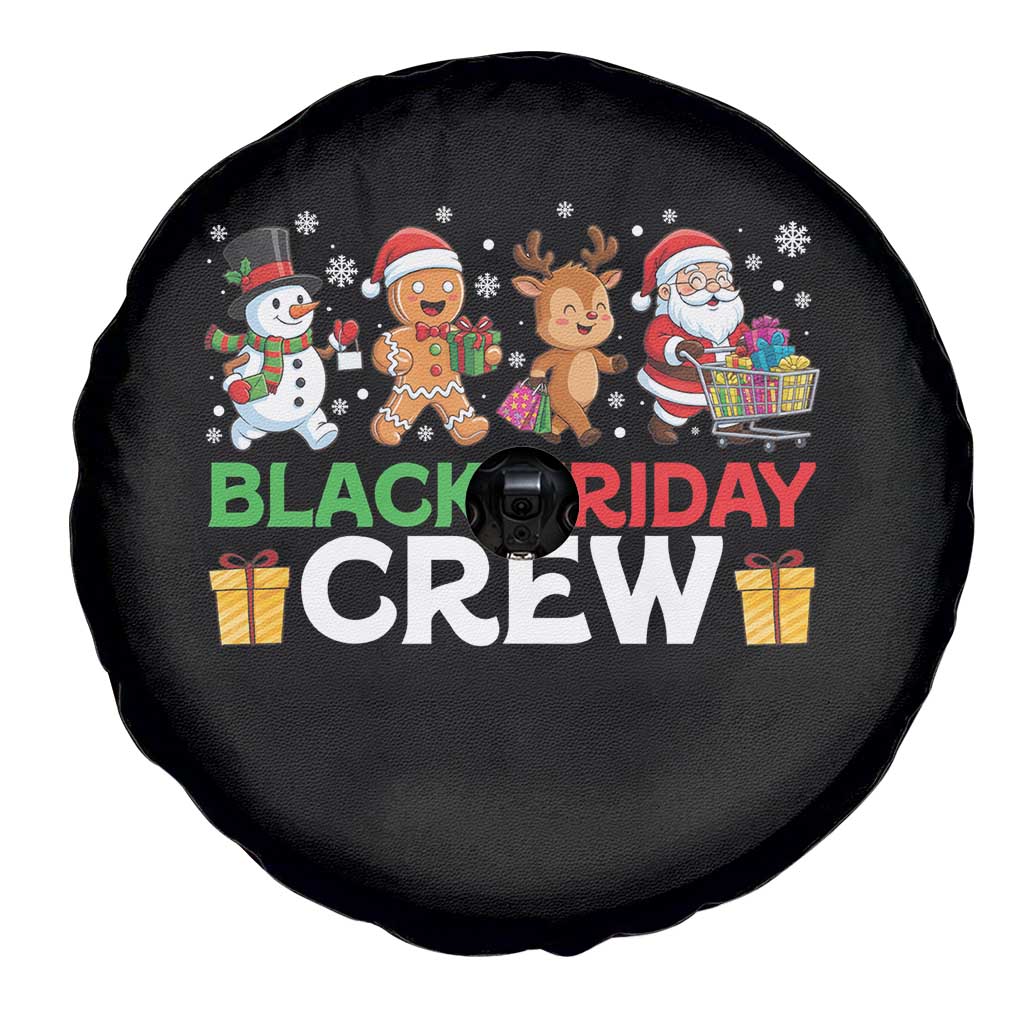 Black Friday Crew Christmas Spare Tire Cover Funny Holiday Shopping Squad TS02 Print Your Wear