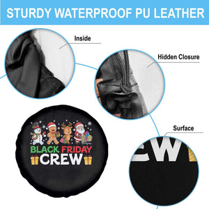 Black Friday Crew Christmas Spare Tire Cover Funny Holiday Shopping Squad TS02 Print Your Wear