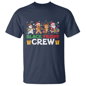 Black Friday Crew Christmas T Shirt Funny Holiday Shopping Squad TS02 Navy Print Your Wear