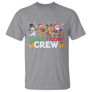 Black Friday Crew Christmas T Shirt Funny Holiday Shopping Squad TS02 Sport Gray Print Your Wear
