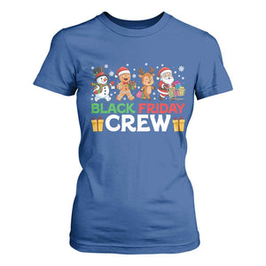 Black Friday Crew Christmas T Shirt For Women Funny Holiday Shopping Squad TS02 Royal Blue Print Your Wear