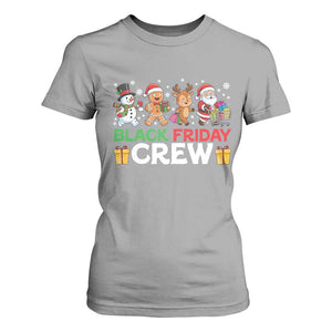 Black Friday Crew Christmas T Shirt For Women Funny Holiday Shopping Squad TS02 Sport Gray Print Your Wear