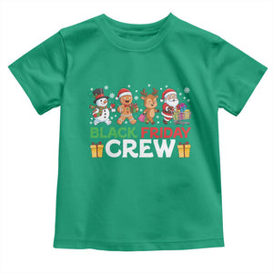 Black Friday Crew Christmas Toddler T Shirt Funny Holiday Shopping Squad TS02 Irish Green Print Your Wear