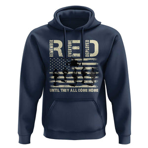 Red Friday Hoodie R.E.D Until They All Come Home Support American Troops US Flag TS02 Navy Print Your Wear